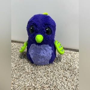 Cute purple and green interactive ahtchimal penguala toy (hatched with no egg)